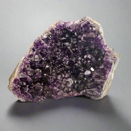 Genuine Amethyst Quarter Geode for Healing Decor - Blackbird & Sage Jewelry