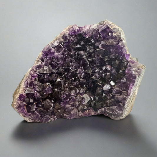Genuine Amethyst Quarter Geode for Healing Decor - Blackbird & Sage Jewelry