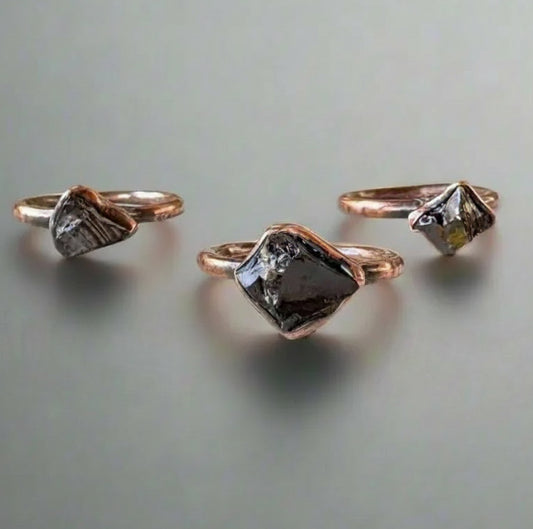 Raw Elite Shungite Ring for Healing and Protection - Blackbird & Sage Jewelry