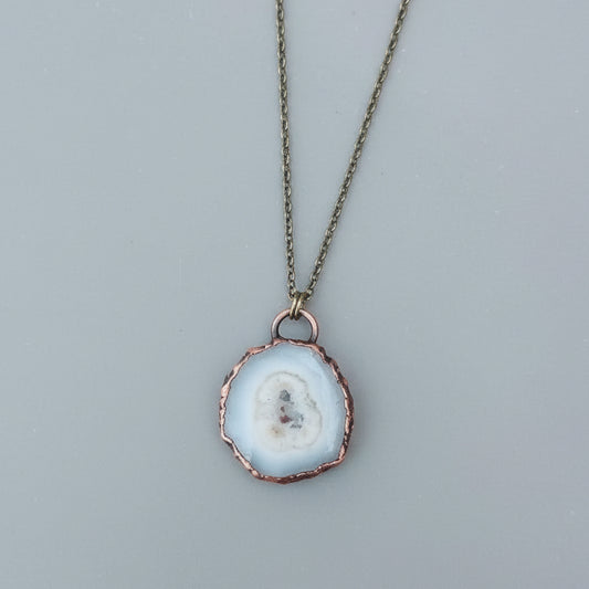 Elegant Solar Quartz Necklace with Unique Artisan Design - Blackbird & Sage Jewelry