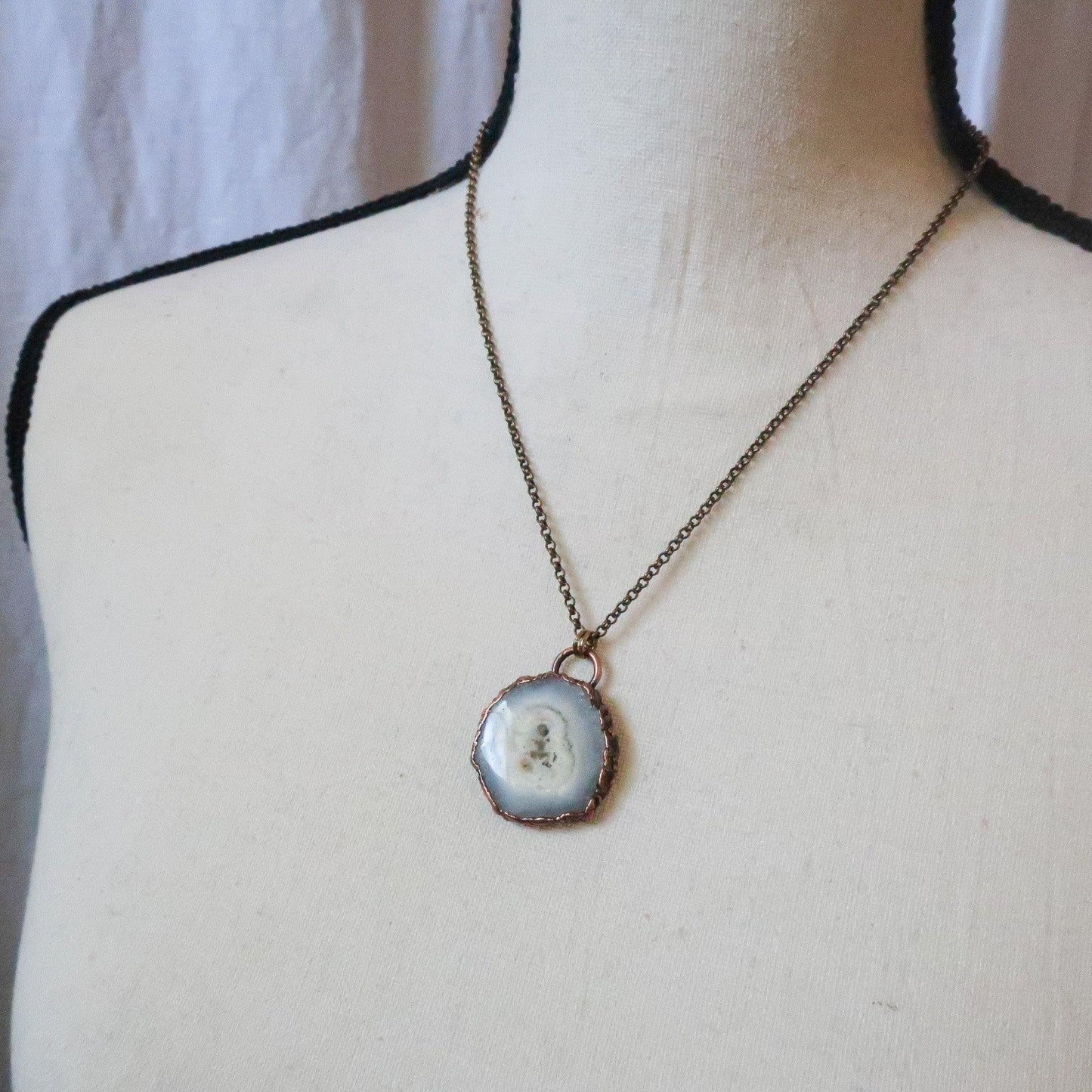 Elegant Solar Quartz Necklace with Unique Artisan Design - Blackbird & Sage Jewelry