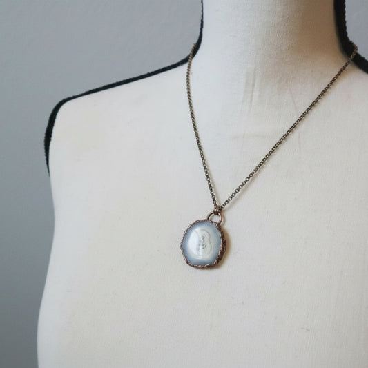Elegant Solar Quartz Necklace with Unique Artisan Design - Blackbird & Sage Jewelry