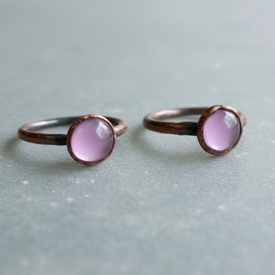 Lavender Amethyst Ring - Blackbird & Sage Jewelry