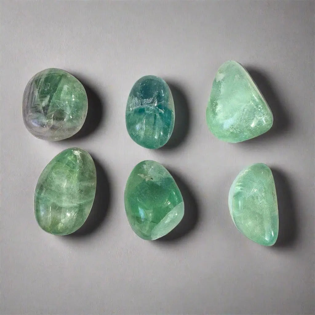 Fluorite Tumbled Stone AA Grade | Handmade Boho Jewelry | Boho Chic Adornments | Healing Crystal Jewelry