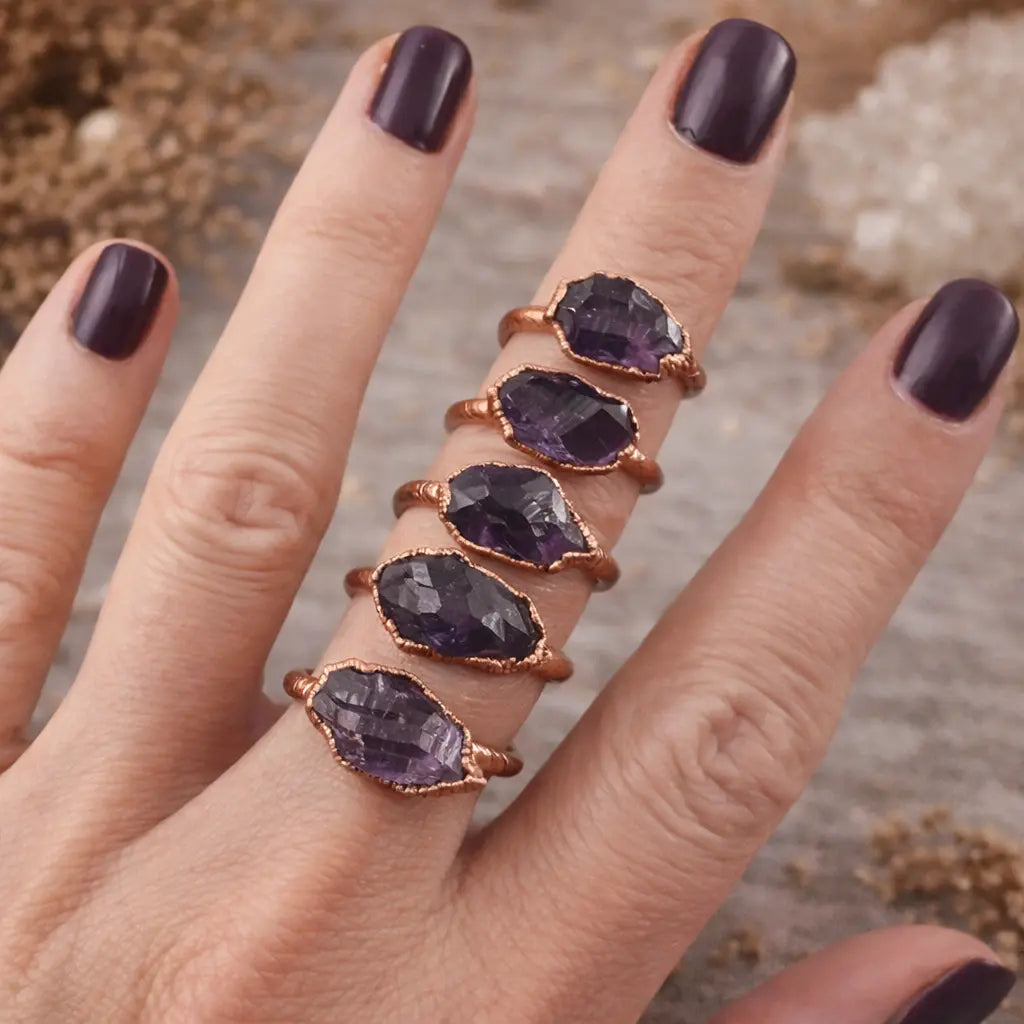 ♒ February Birthstone Jewelry – Amethyst