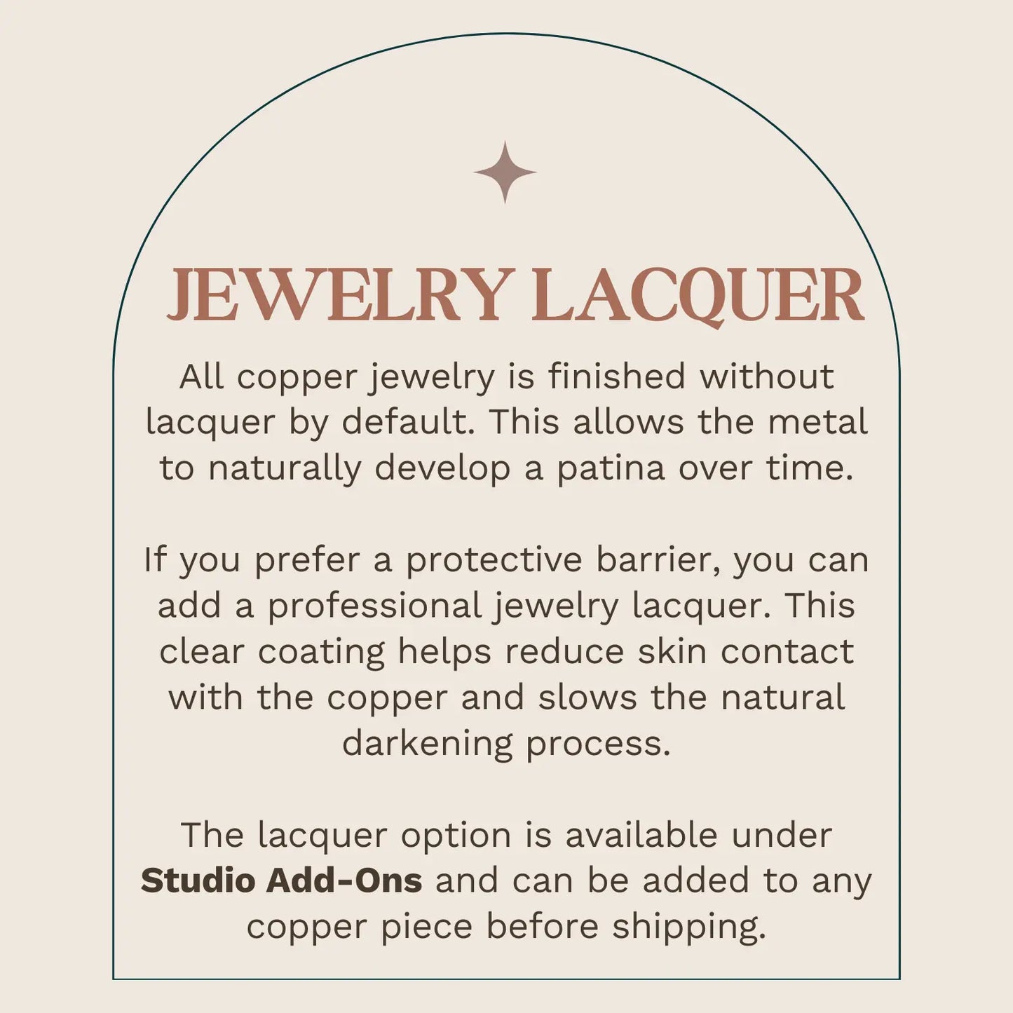 Jewelry Lacquer Protection for Blackbird & Sage