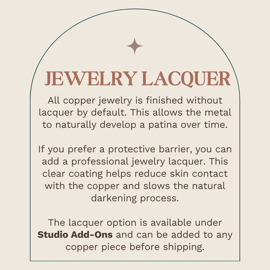 Jewelry Lacquer Protection for Blackbird & Sage by Blackbird & Sage Jewelry Studio