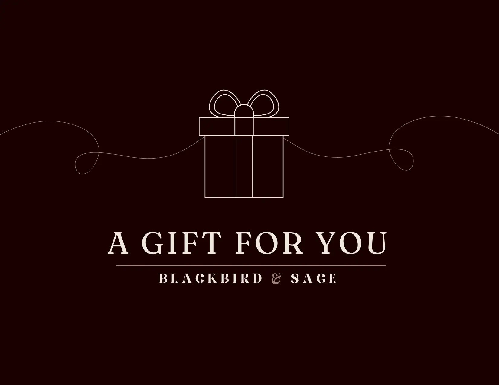Blackbird & Sage Gift Card - Handmade Jewelry | by Blackbird & Sage Blackbird & Sage Jewelry Studio