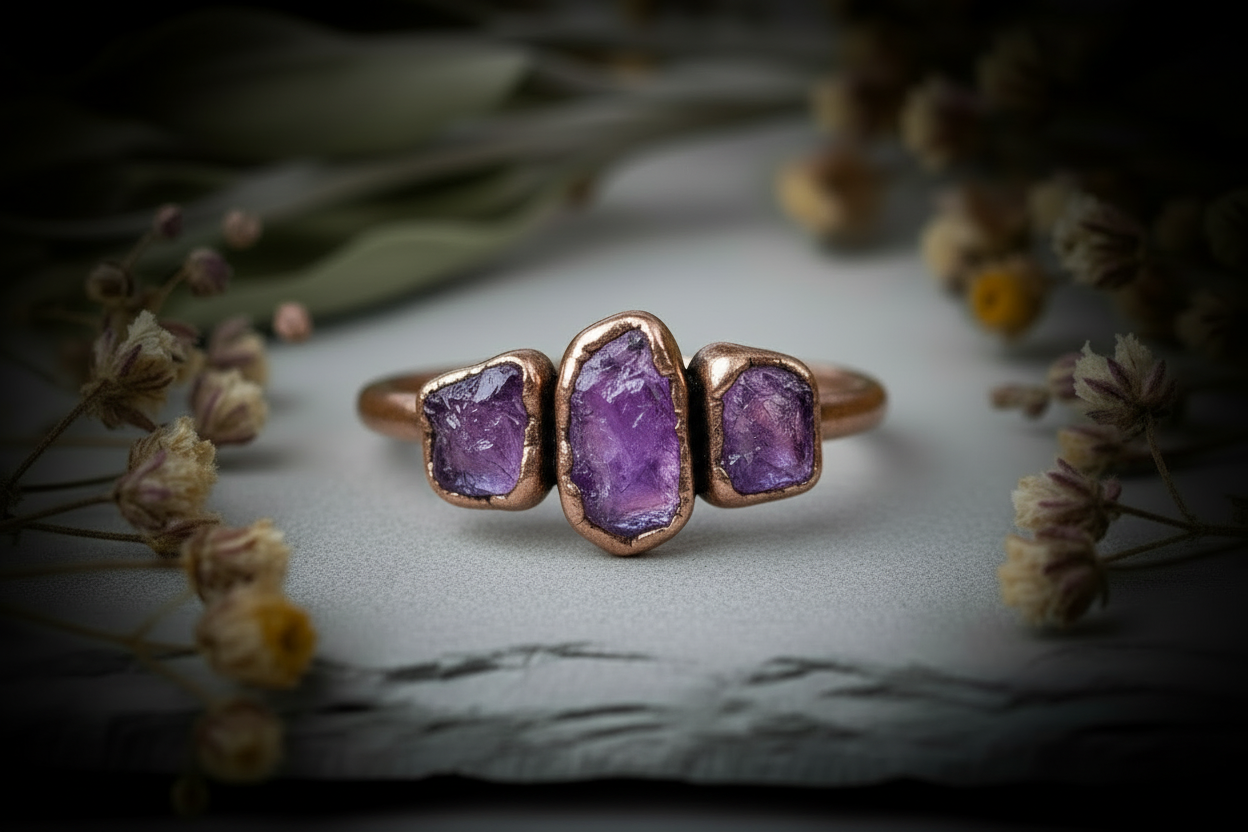 Amethyst 3 Stone Wide Hero