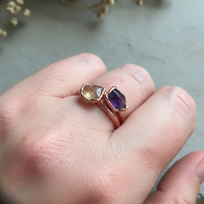 Amethyst Citrine Stack Slate