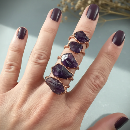 Amethyst Stack Hand Low Slate