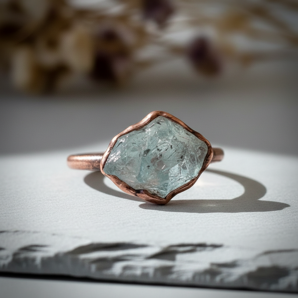 Aquamarine Ring Close-Up