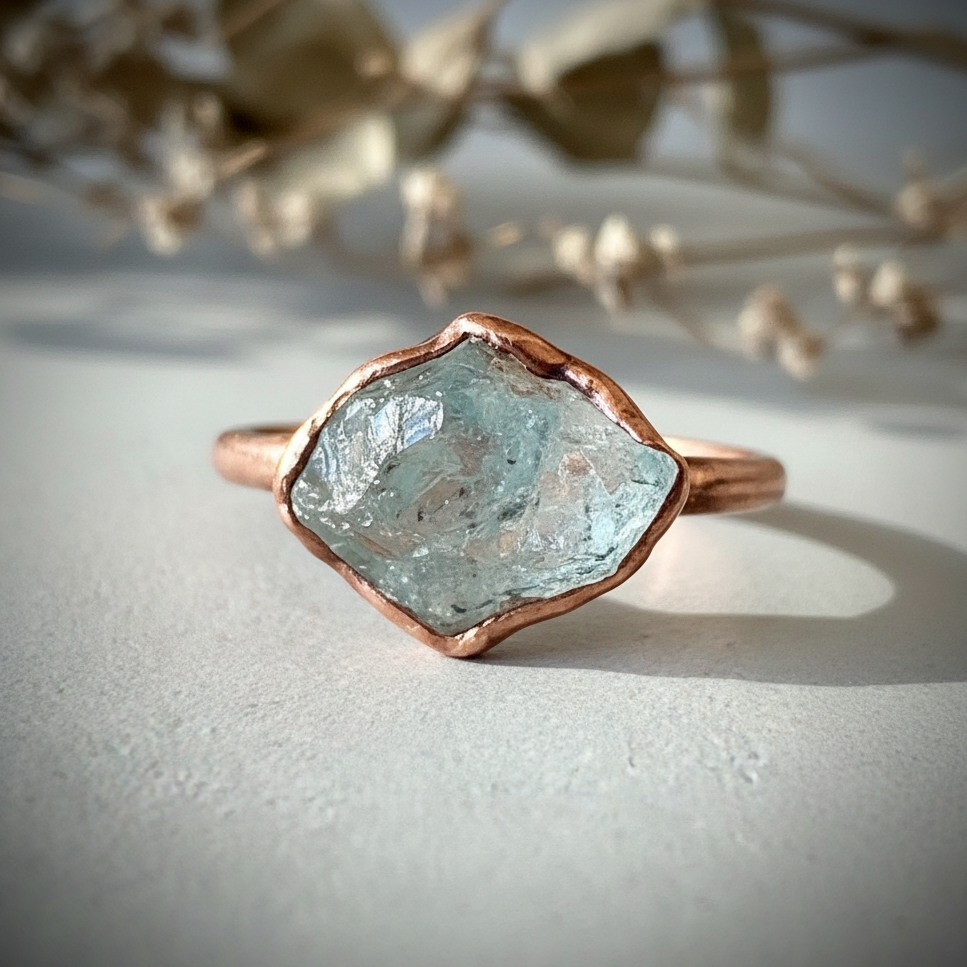Aquamarine Ring Slate 1