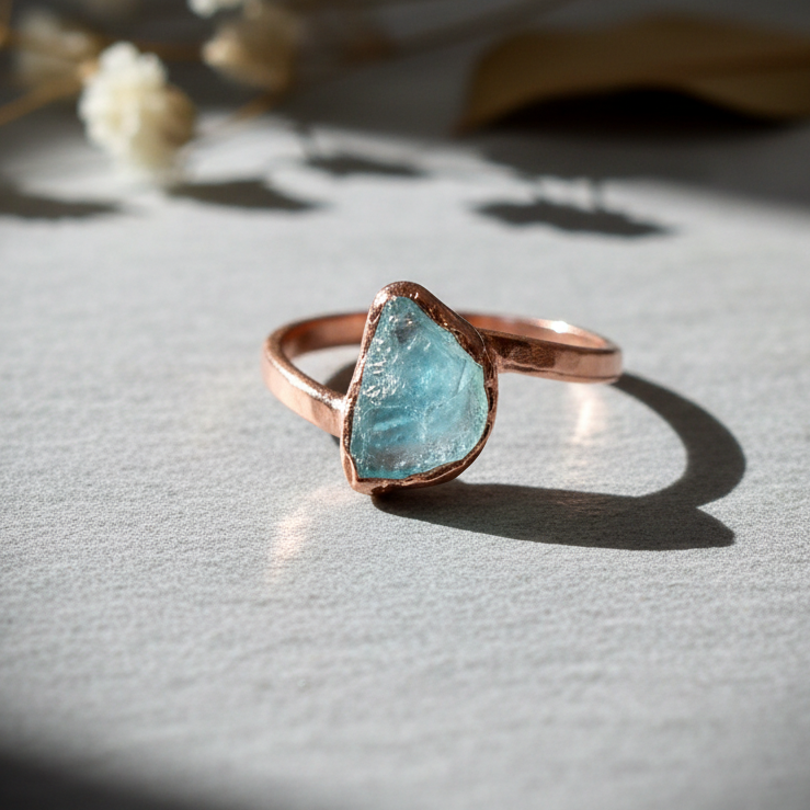 Aquamarine Ring Slate 4
