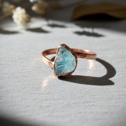Aquamarine Ring Slate 4