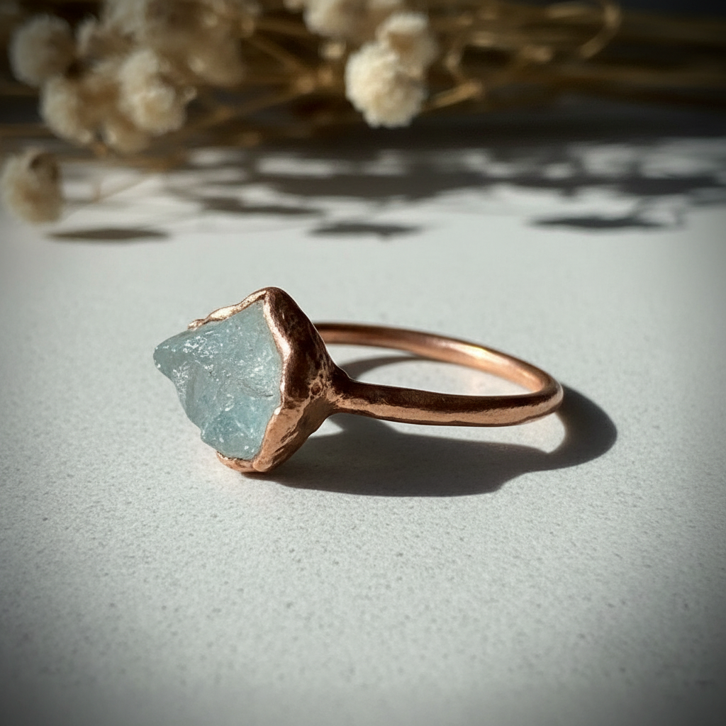 Aquamarine Ring Slate 6