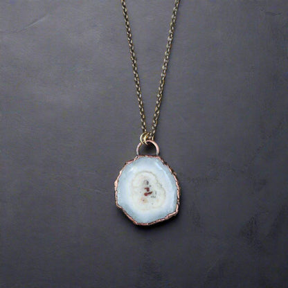 Elegant Solar Quartz Necklace with Unique Artisan Design - Blackbird & Sage Jewelry