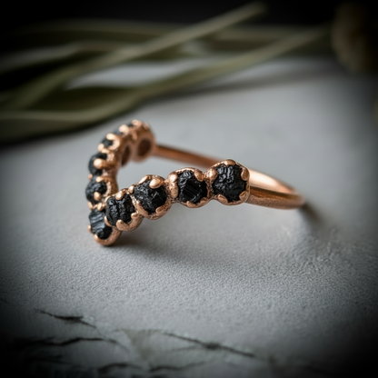 Black Tourmaline Copper - Side Profile