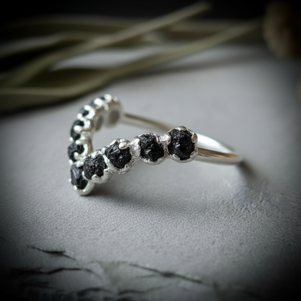 Black Tourmaline Silver - Side Profile