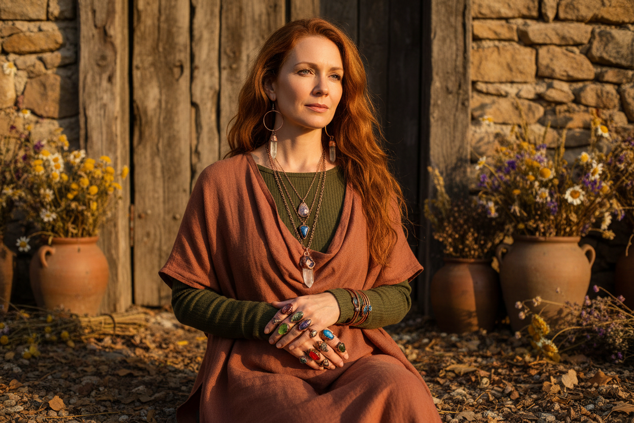 Blackbird & Sage Hero Banner — Rustic Stacked Rings