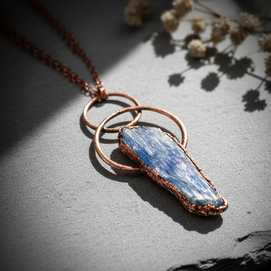 Blue Kyanite Layered Loop 2 Softened
