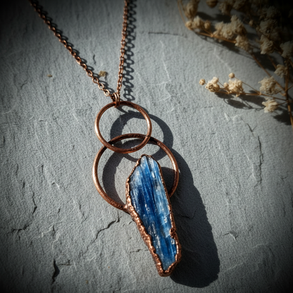 Blue Kyanite Layered Loop 3 Softened