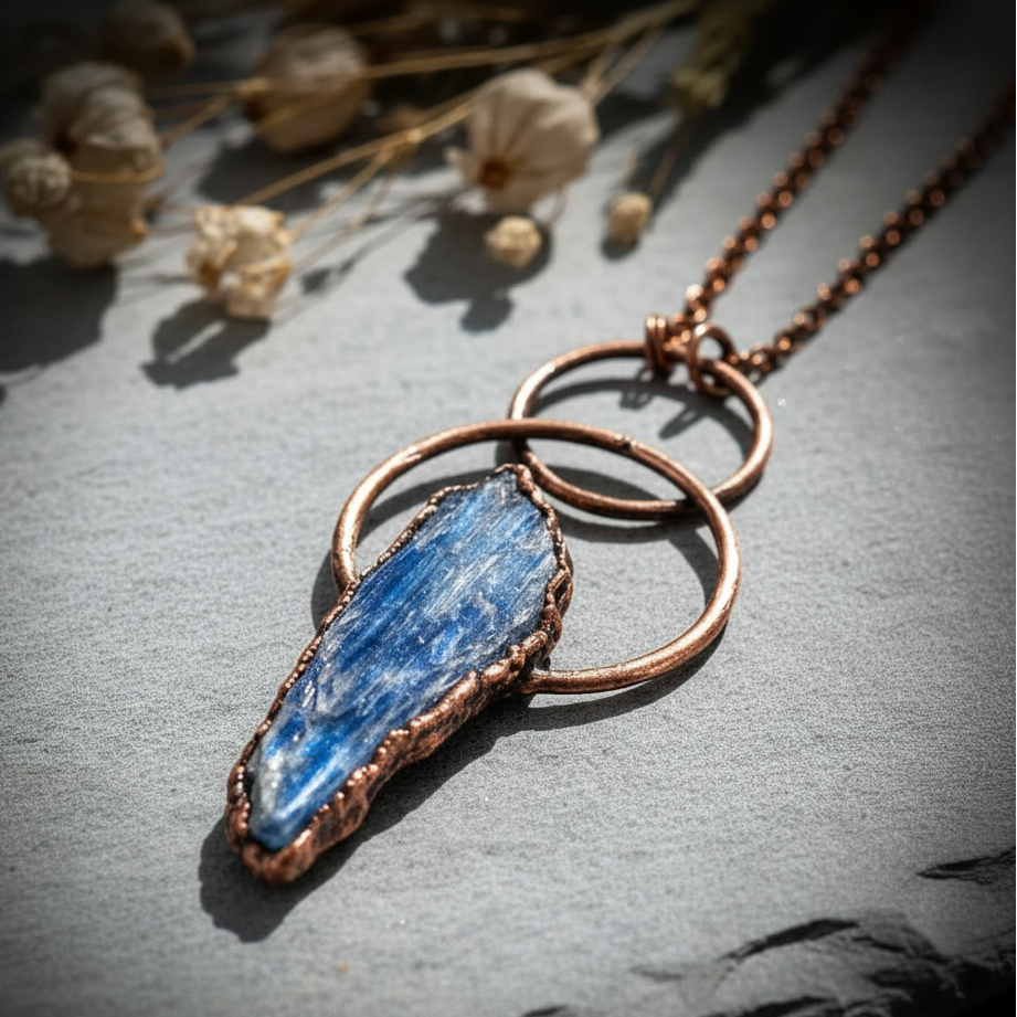 Blue Kyanite Layered Loop 4 Softened
