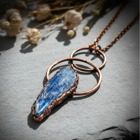 Blue Kyanite Layered Loop 4 Softened