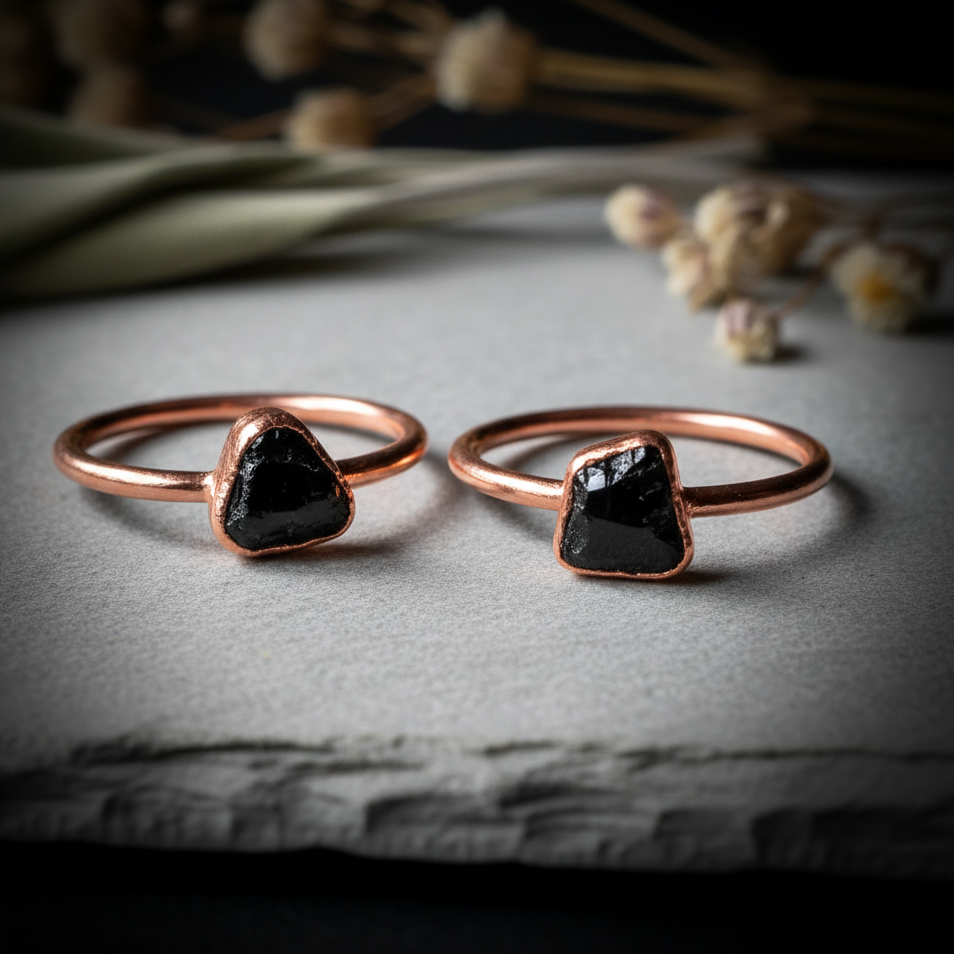 Bright copper flat lay
