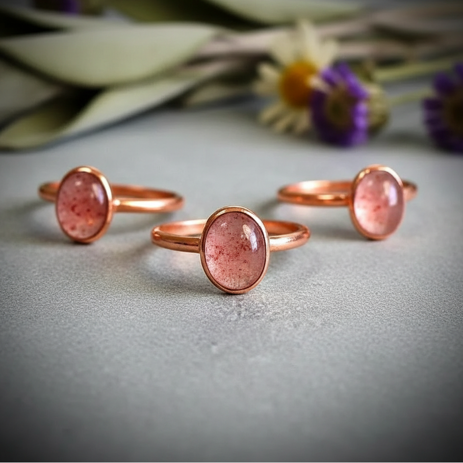 Bright Copper Trio Flat Lay