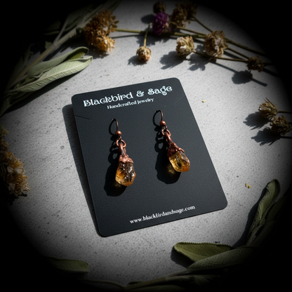 Citrine Earrings Slate 5