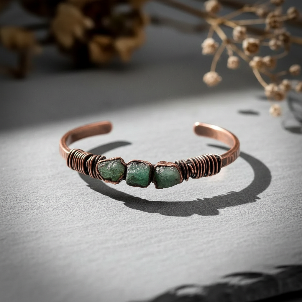 Emerald Cuff Slate 3