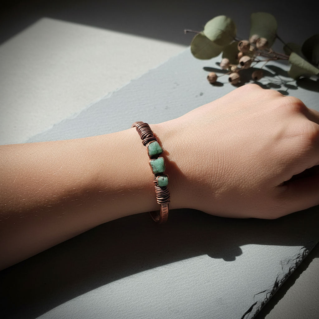 Emerald Cuff Wrist Slate