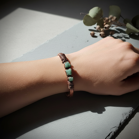 Emerald Cuff Wrist Slate