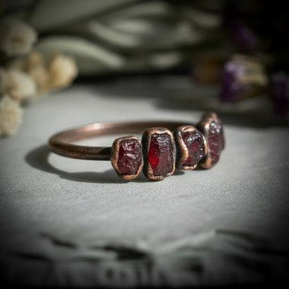 Garnet Ring Second Angle