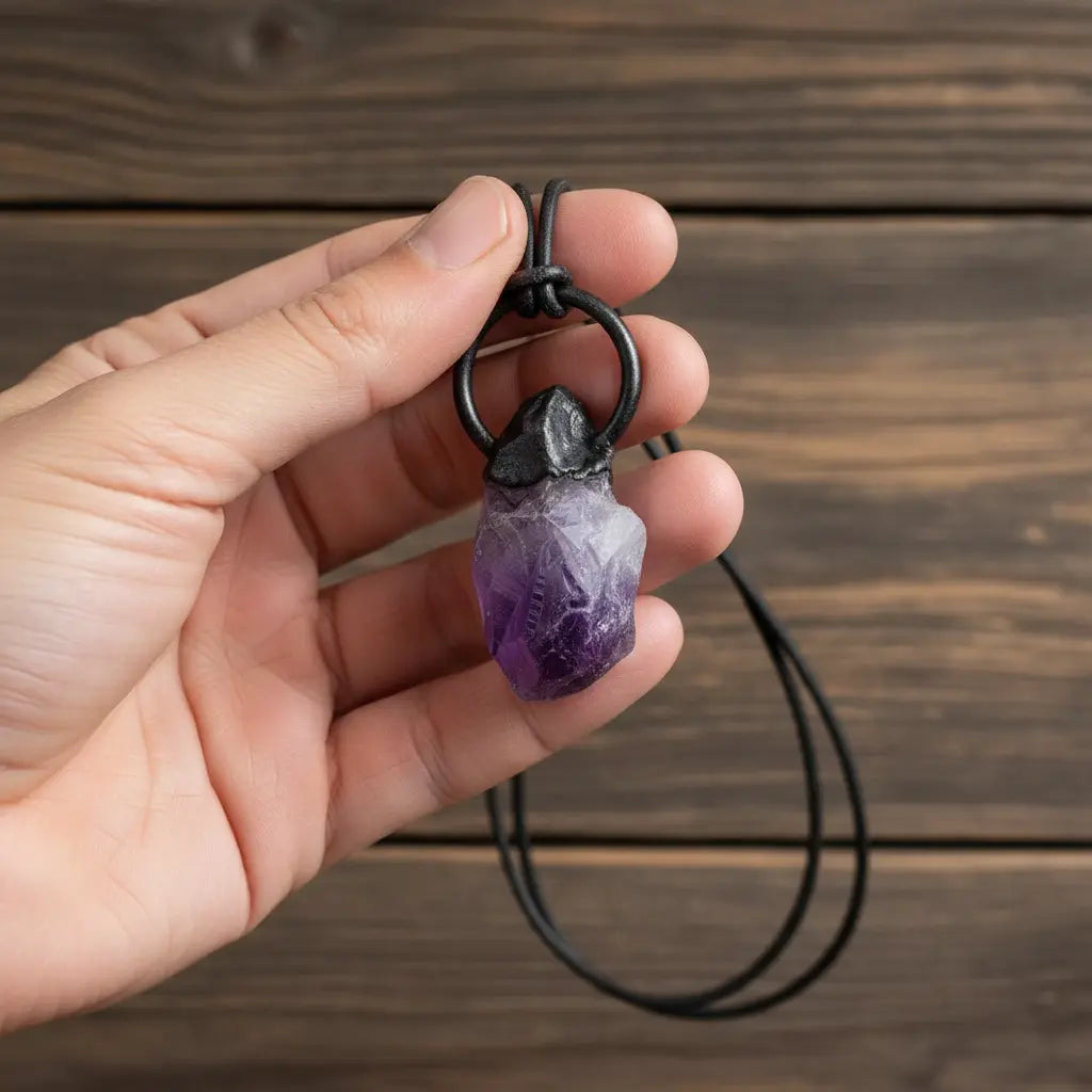 Hand Holding Pendant - Scale Shot