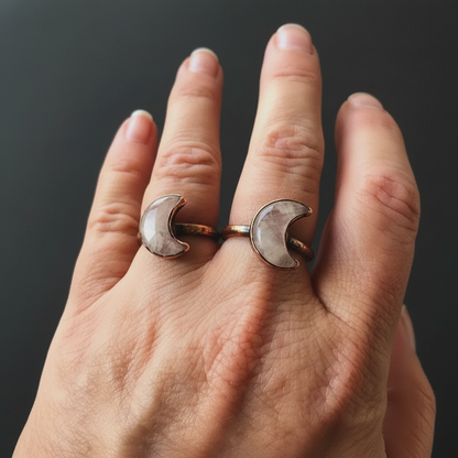 Hand shot - antique copper