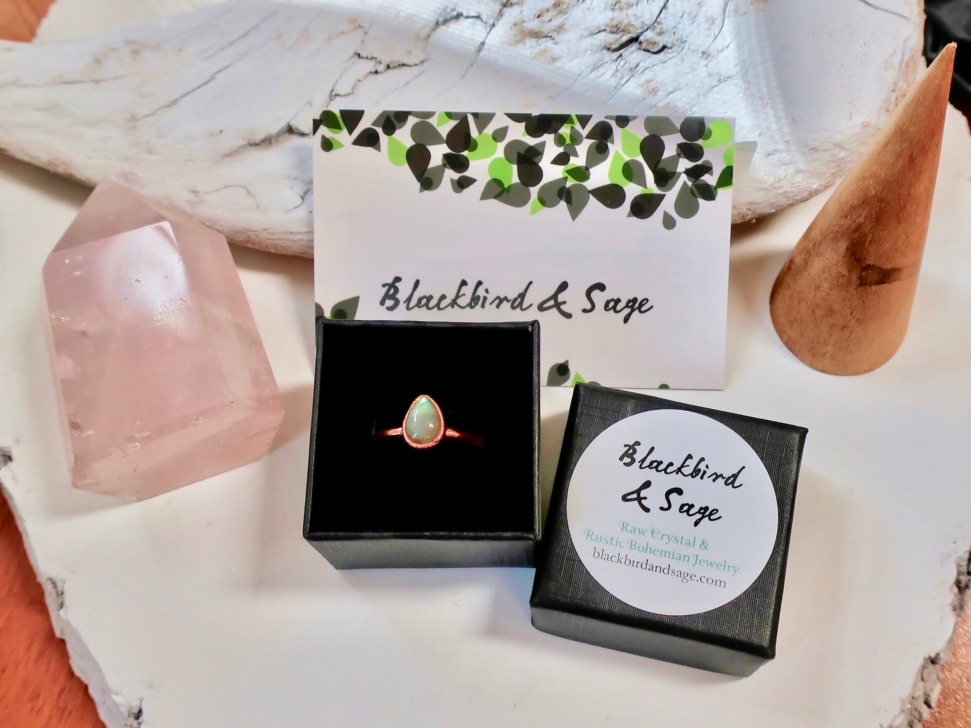 Dainty Raw Peridot Stacking Ring, Peridot Ring, Minimalist Ring, Raw Stone Copper Ring, Small Stone Ring, Valentines Gift Blackbird & Sage Jewelry