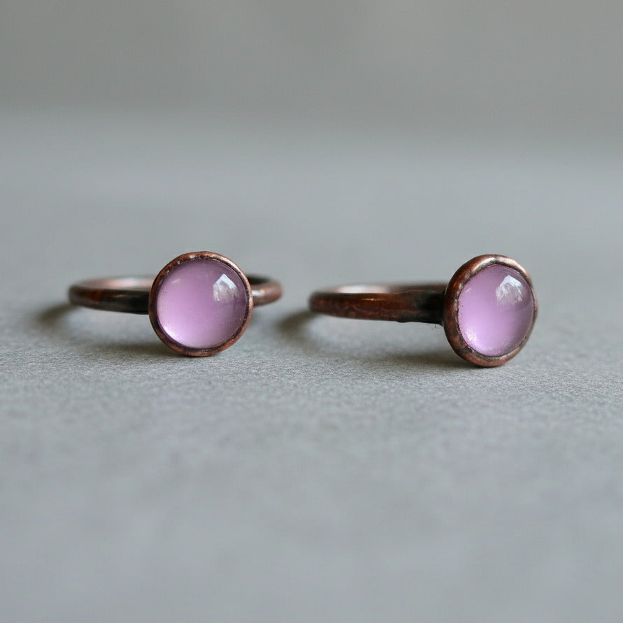 Lavender Amethyst Ring - Blackbird & Sage Jewelry
