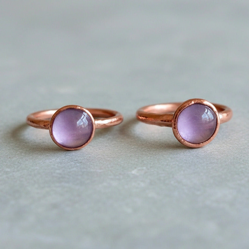 Lavender Amethyst Ring - Blackbird & Sage Jewelry