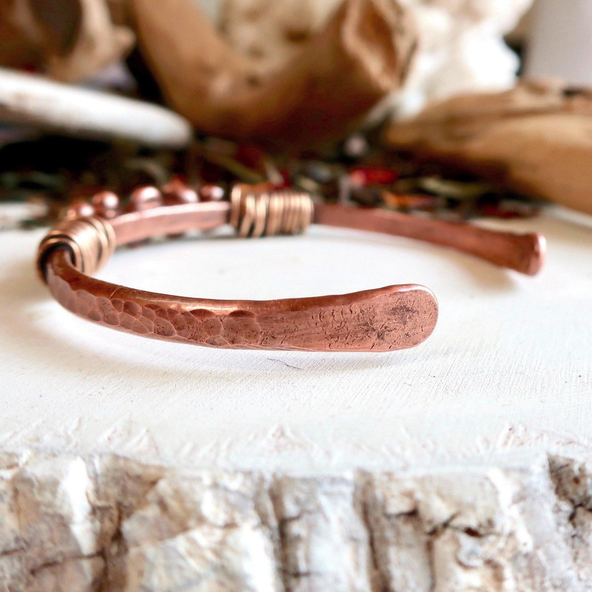 Raw Turquoise Bracelet for Solace for the Spirit - Blackbird & Sage Jewelry
