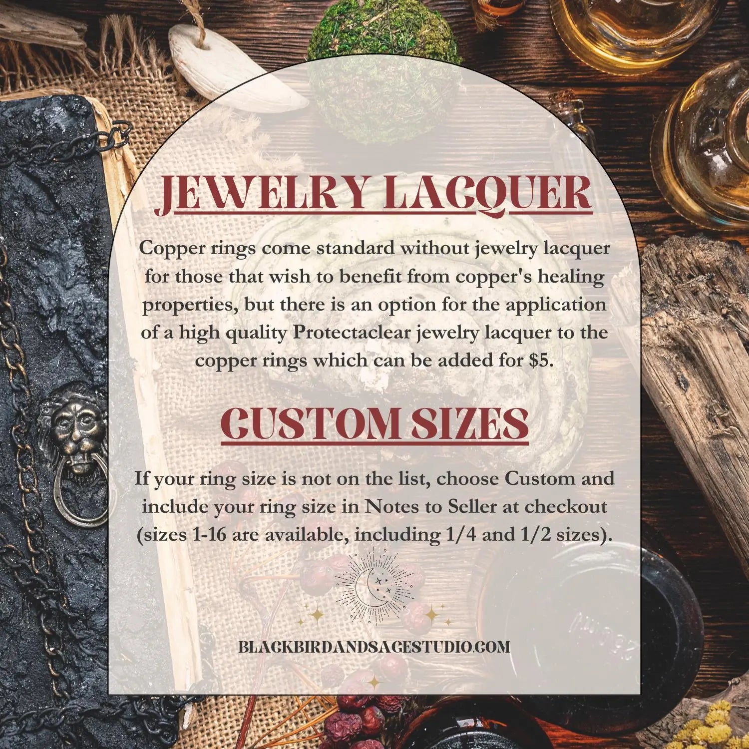 Seraphinite Crystal Statement Ring | Copper Boho Band | Boho Glam Seraphinite Ring | Copper Statement Jewelry | Handcrafted Crystal Ring Blackbird & Sage Jewelry