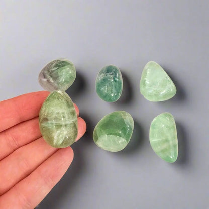 Fluorite Tumbled Stone AA Grade | Handmade Boho Jewelry  | Boho Chic Adornments | Healing Crystal Jewelry
