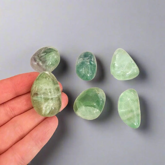 Fluorite Tumbled Stone AA Grade | Handmade Boho Jewelry  | Boho Chic Adornments | Healing Crystal Jewelry