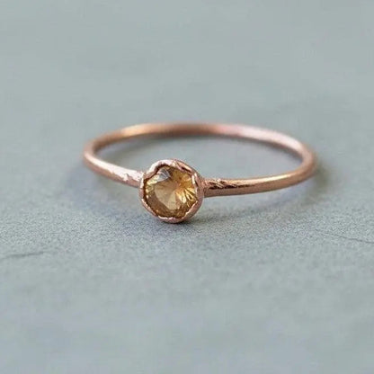 Citrine Ring - Blackbird & Sage Jewelry