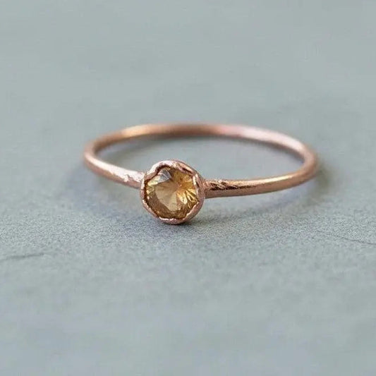 Citrine Ring - Blackbird & Sage Jewelry