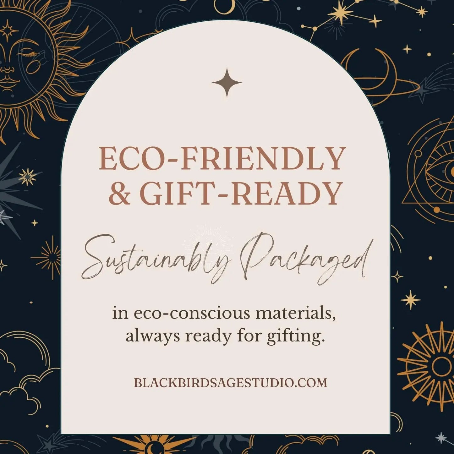 Black Moonstone Ring — Handcrafted Polished Copper Talisman for Intuition