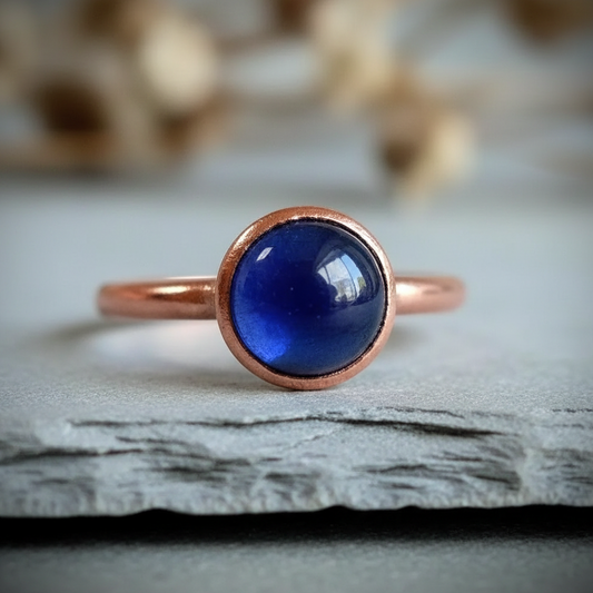 Iolite Ring Close-Up