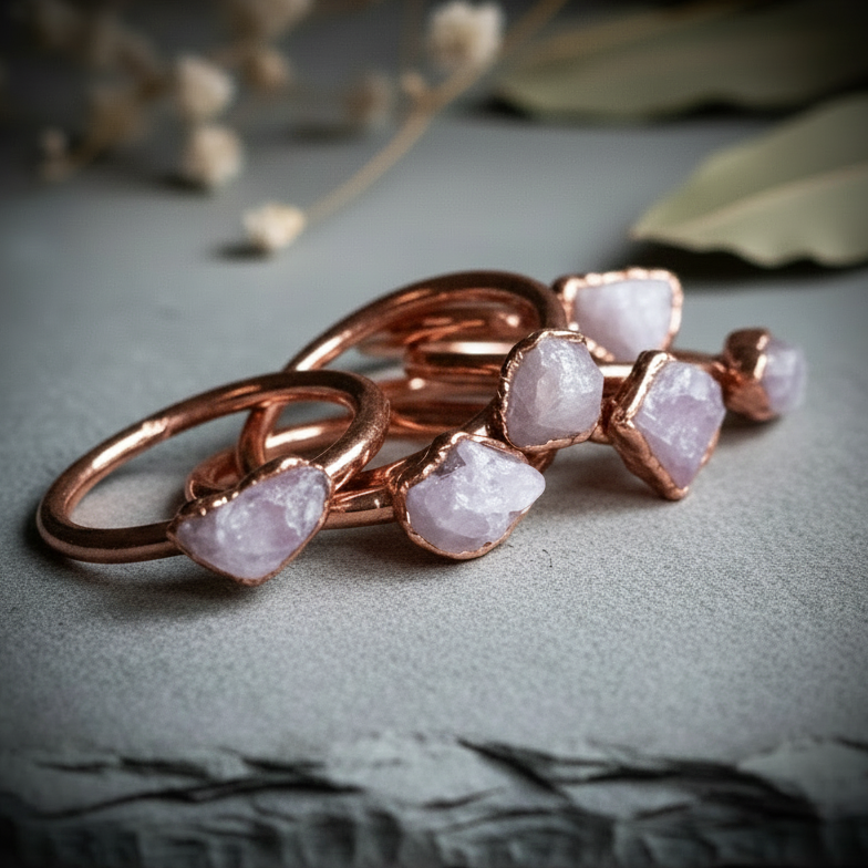 Kunzite Fanned Cascade Softened