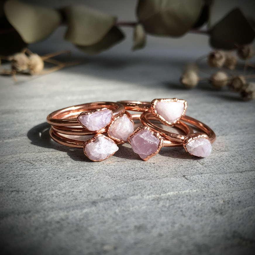 Kunzite Ring Slate 3